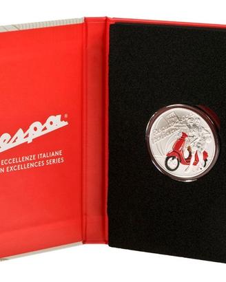 Monete FDC Serie Eccellenze Vespa Rossa e Bianca
