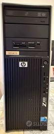 PC HP Z400 Xeon 2.4GHZ, 12GB RAM, SSD + Monitor 23