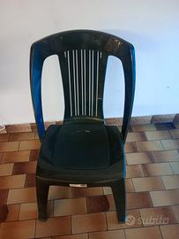 Sedie n. 5 in plastica robusta