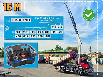 Camion Ribaltabile Con Gru E Radiocomando e Traino