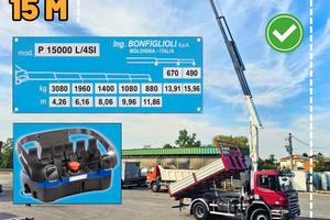 Camion Ribaltabile Con Gru E Radiocomando e Traino