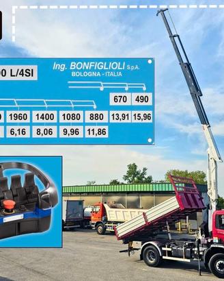 Camion Ribaltabile Con Gru E Radiocomando e Traino
