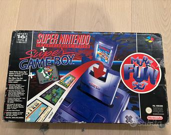 SuperNintendo SNES originale anni90 +Super Gameboy