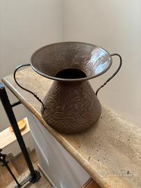 Vaso decorativo in Rame Lavorato
