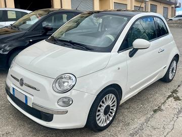 Fiat 500 1.2 Lounge 69cv 2010 TETTO PANORAMICO