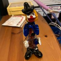 Pagliaccio/Clown vetro Murano