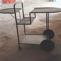 Carrello  bar aperitivo ,e bottiglie brocca