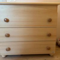 Armadio, cassettiera e fasciatoio Mibb