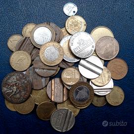 LOTTO 562 - NUMERO 48 GETTONI - VEDI FOTO