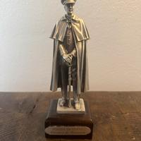 Statuetta celebrativa polizia di stato argentata