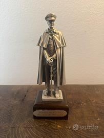 Statuetta celebrativa polizia di stato argentata