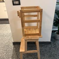 Sgabello/torre per bimbi stile montessoriano