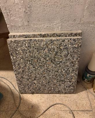 Lastra in cemento a ghiaia elevata 50 x 50