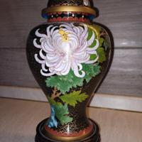 vaso  cloisonnè decorativo 