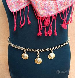 Versace gold chain cintura a catena placcata oro
