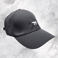🧢 Cappellino grigio scuro minimal–Ricamo Orso