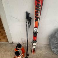 Sci bambino Volkl completi di tutto