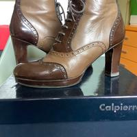 Stivaletti in pelle vintage Calpierre