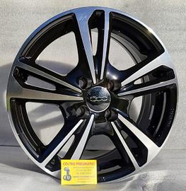 4 Cerchi In Lega NUOVI da 15 Per Fiat 500 Panda