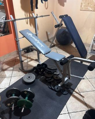 Panca Piana/Inclinata e Crunch Machine