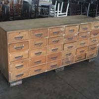 ANTICA CASSETTIERA BANCONE NEGOZIO CREDENZA