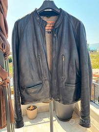 Giacca in pelle Belstaff nera taglia L