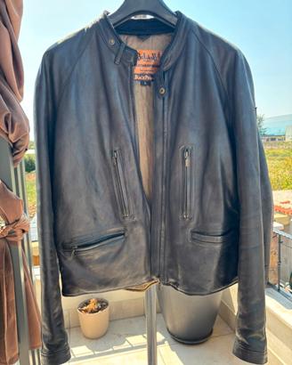 Giacca in pelle Belstaff nera taglia L
