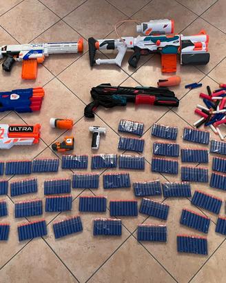 Lotto nerf elite, ultra +400 colpi (trattabile!)