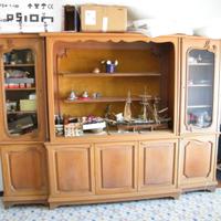 Credenza a giorno 2 vetrine stile classico