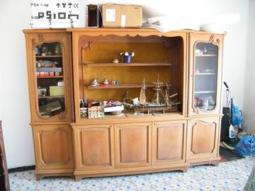 Credenza a giorno 2 vetrine stile classico