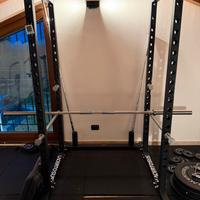Power rack training Lacertosus