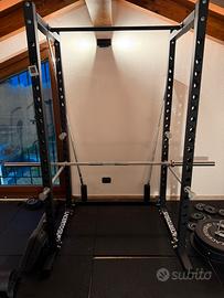 Power rack training Lacertosus
