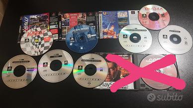 Blocco 10 giochi Play 1 Originali & Funzionanti