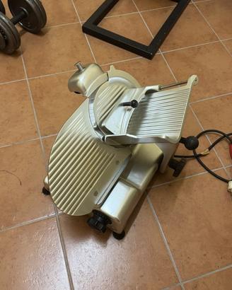 Affettatrice a gravità lama 250 mm vintage