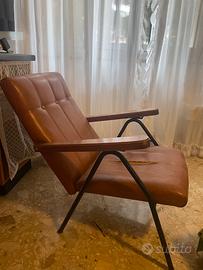 Poltrona poltroncina reclinabile vintage