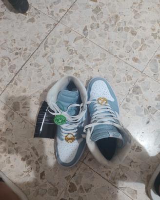 scarpe Jordan 1 high denim  