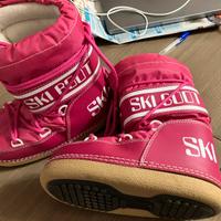 Ski Boot Fucsia Bambina