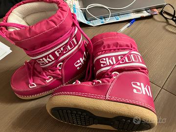 Ski Boot Fucsia Bambina
