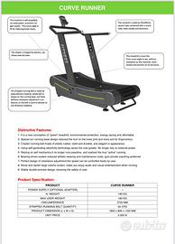 Tapis rounlant curvo impeccabile