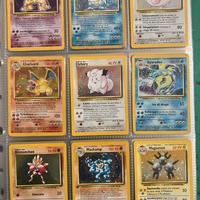 Lotto carte pokemon set base completo 102/102