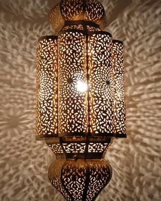 Lampadario marocchino in ottone 50 cm