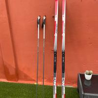 Sci da Fondo Fisher, kit con scarponi e racchette