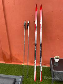 Sci da Fondo Fisher, kit con scarponi e racchette