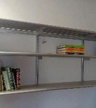 Libreria in alluminio