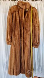 Giacca in Pelliccia di visone marrone, certificato