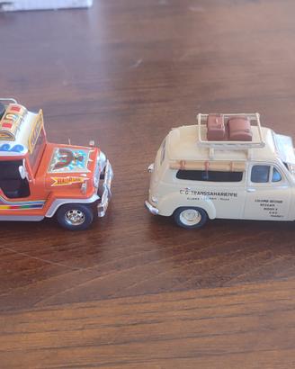 Lotto 2 Taxi 1:43 Jeepney + Renault Colorale