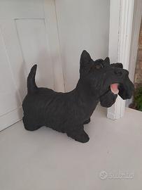 Riproduzione in resina di schnauzer 