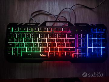 Tastiera Gaming WisFox RGB Retroilluminata