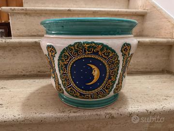 Vaso ceramica Facciolini Castelli Italy