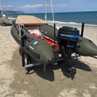 Gommone,carrello,motore